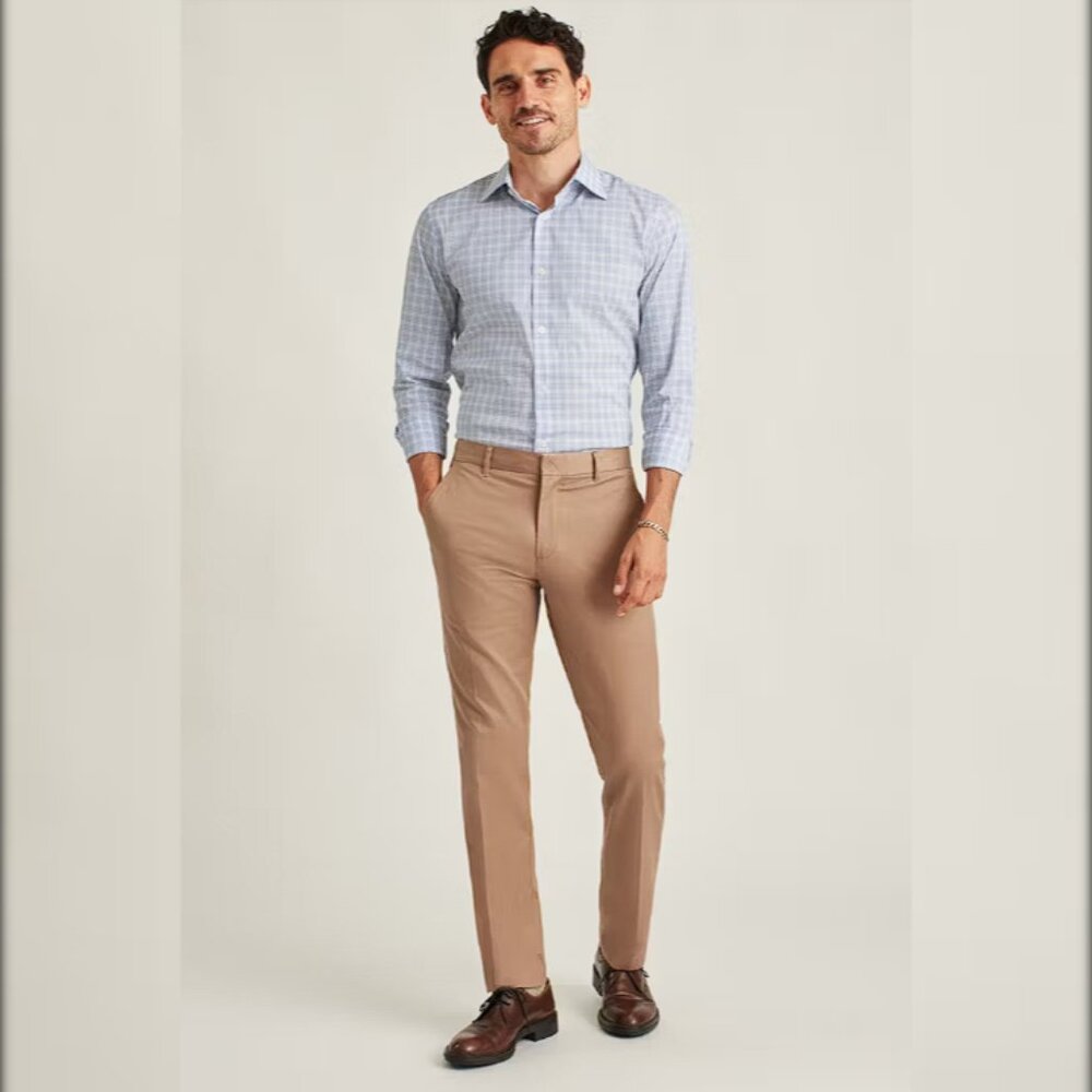 BONOBOS Khaki Tailored Weekday Warrior Dress Pant